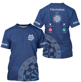 Polo Fléchettes Personnalisé – Appel Entrant Bleu Marine - T-Shirt Homme