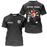 Polo Fléchettes Personnalisé Black - Coq Gaulois Homme Femme - T-Shirt Homme