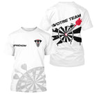 Polo Fléchettes Personnalisé Blanc - Équipe Homme Femme - T-Shirt Homme