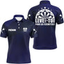 Polo Fléchettes Personnalisé – Bleu Marine Élégant & Sportif - Polo Homme