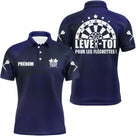 Polo Fléchettes Personnalisé – Bleu Marine Élégant & Sportif - Polo Homme
