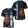 Polo Fléchettes Personnalisé Bleu Noir - Style & Performance - T-Shirt Homme