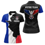 Polo Fléchettes Personnalisé – Carte de France & Aigle - Polo Femme