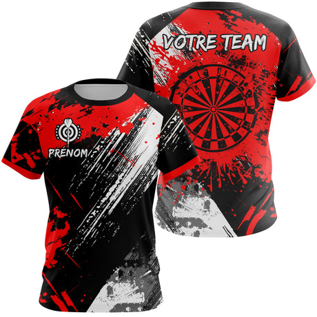 Polo Fléchettes Personnalisé – Classique Effet Graffiti Sportif - T-Shirt Femme