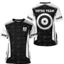 Polo Fléchettes Personnalisé Club - Flammes Noir & Blanc - T-Shirt Unisex