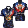 Polo Fléchettes Personnalisé – Design Aigle & Drapeau Français - Polo Homme