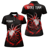 Polo Fléchettes Personnalisé – Design Araignée Flamboyante - Polo Femme