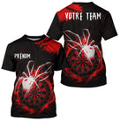Polo Fléchettes Personnalisé – Design Araignée Flamboyante - T-Shirt Homme