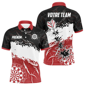 Polo Fléchettes Personnalisé – Design Graphisme Moderne - Polo Homme