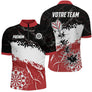 Polo Fléchettes Personnalisé – Design Graphisme Moderne - Polo Zippé Homme