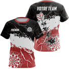 Polo Fléchettes Personnalisé – Design Graphisme Moderne - T-Shirt Femme