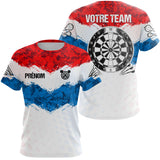 Polo Fléchettes Personnalisé – Motif Effet Peinture - T-Shirt Femme