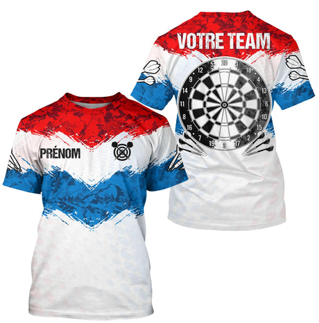 Polo Fléchettes Personnalisé – Motif Effet Peinture - T-Shirt Homme