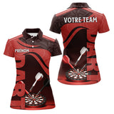 Polo Fléchettes Personnalisé – Motif Tribal & Cible - Polo Femme