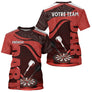 Polo Fléchettes Personnalisé – Motif Tribal & Cible - T-Shirt Homme