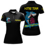 Polo Fléchettes Personnalisé Noir - Fighters Team Design - Polo Femme