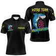 Polo Fléchettes Personnalisé Noir - Fighters Team Design - Polo Homme