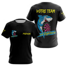 Polo Fléchettes Personnalisé Noir - Fighters Team Design - T-Shirt Femme