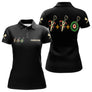Polo Fléchettes Personnalisé Noir – Cible Visiez Perfection - Polo Femme