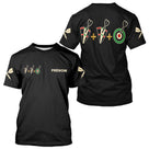 Polo Fléchettes Personnalisé Noir – Cible Visiez Perfection - T-Shirt Homme