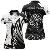 Polo Fléchettes Personnalisé – Style Tribal & Cible Brisée - Polo Femme