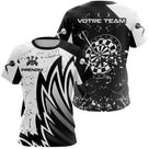 Polo Fléchettes Personnalisé – Style Tribal & Cible Brisée - T-Shirt Femme
