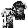 Polo Fléchettes Personnalisé – Style Tribal & Cible Brisée - T-Shirt Homme