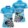 Polo Fléchettes Personnalisable - Motif Cible Fissuré - Polo Femme