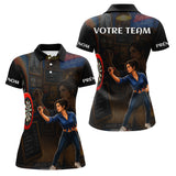 Polo Fléchettes Personnalisable - Style Bar Français - Polo Femme