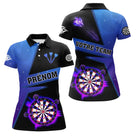 Polo Fléchettes Premium - Design Bleu Électrique - Polo Femme