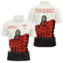 Polo Fléchettes Rouge Blanc - Style Graphisme 3D Personnalisé - Polo Homme