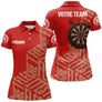 Polo Fléchettes Rouge Cible - Design Classique Personnalisé - Polo Femme