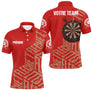 Polo Fléchettes Rouge Cible - Design Classique Personnalisé - Polo Homme
