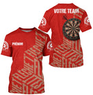 Polo Fléchettes Rouge Cible - Design Classique Personnalisé - T-Shirt Homme
