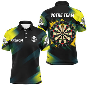 Polo Fléchettes Sportif - Style Champion Personnalisé - Polo Homme
