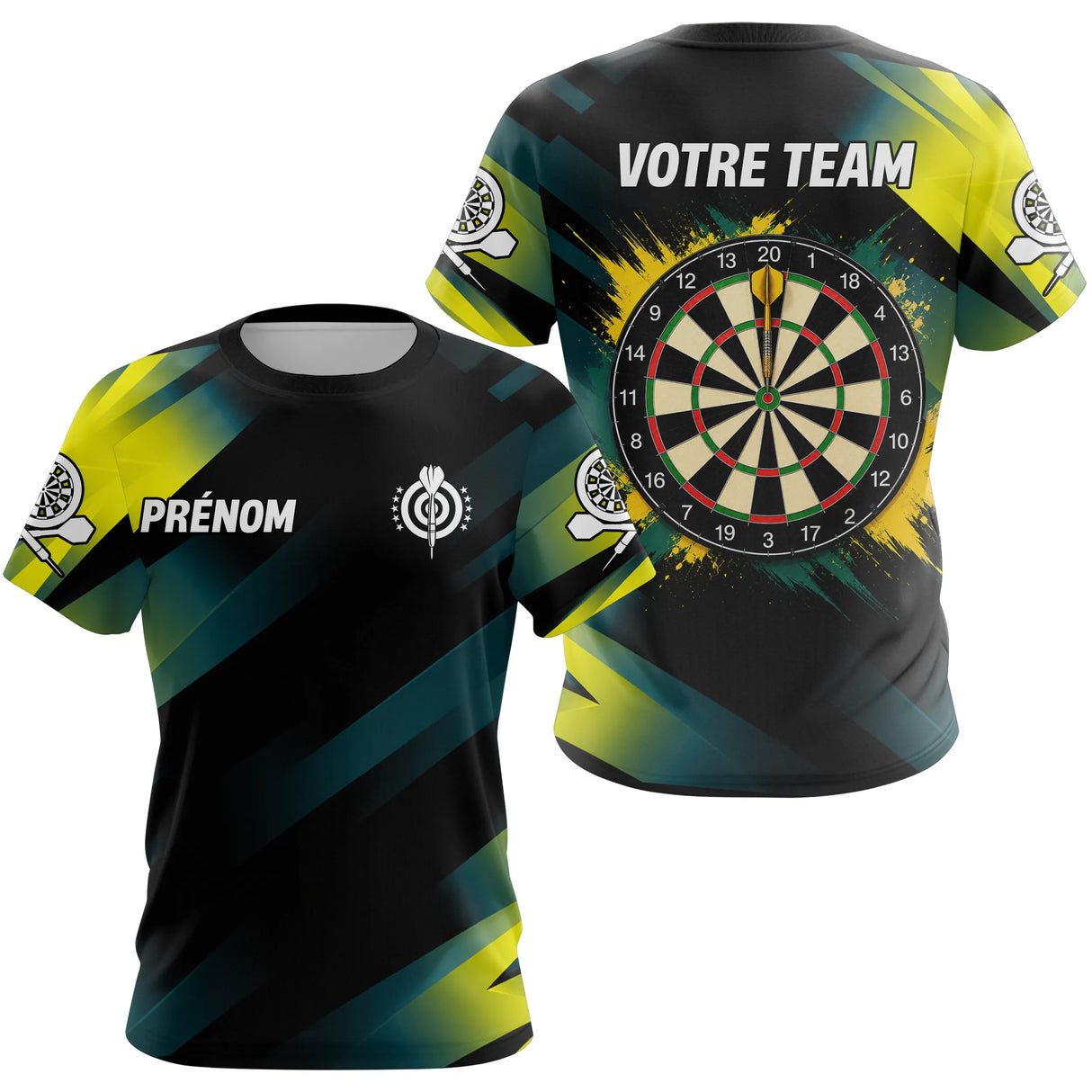 Polo Fléchettes Sportif - Style Champion Personnalisé - T-Shirt Femme