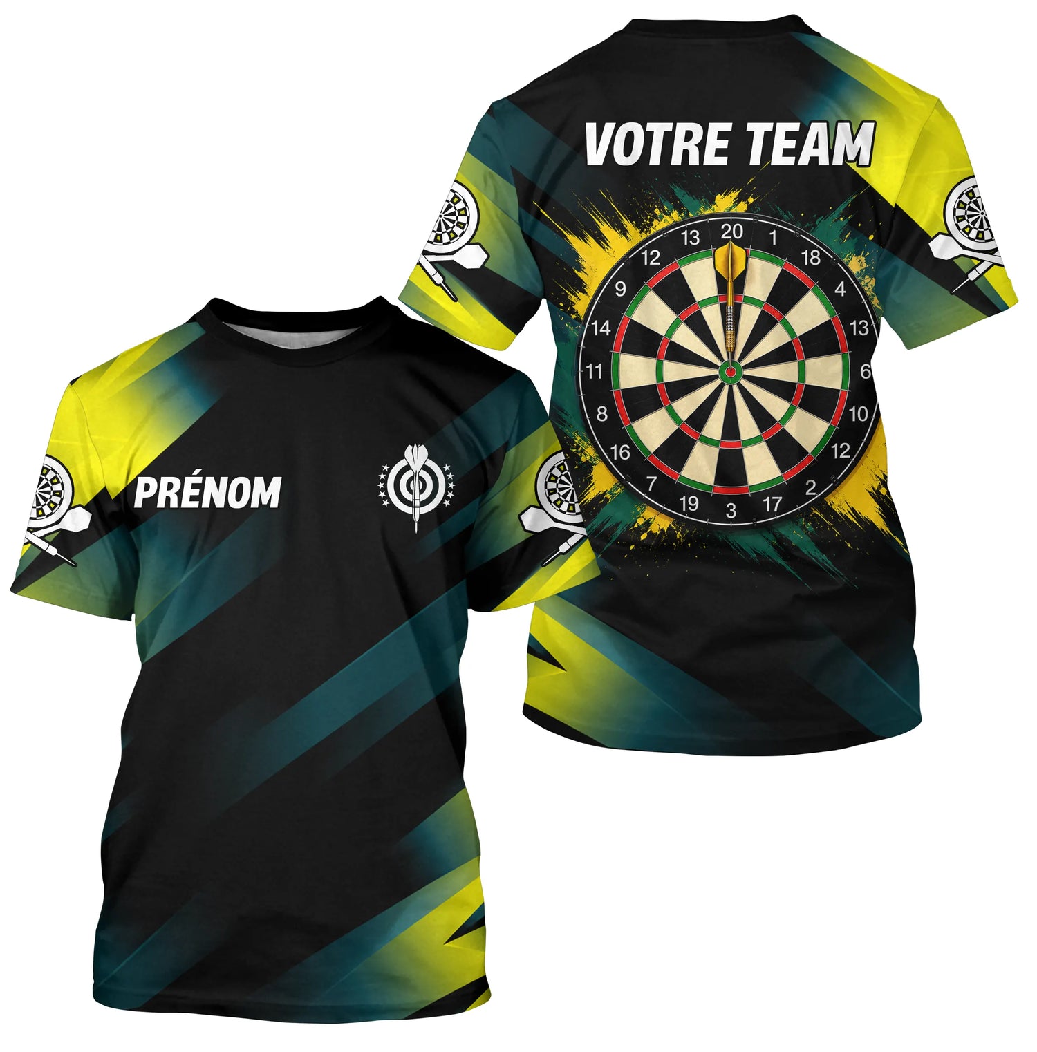 Polo Fléchettes Sportif - Style Champion Personnalisé - T-Shirt Homme
