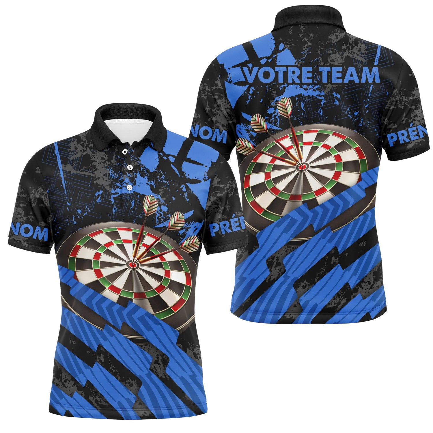 Polo Fléchettes Sportif Moderne - Cible 3D France - Polo Homme