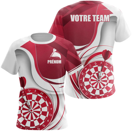 Polo Fléchettes Sportif Moderne Personnalisé - Design Plein Centre - T-Shirt Femme