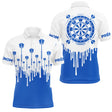Polo Fléchettes Style Épuré - Cible Bleu Personnalisé - Polo Homme