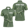 Polo Fléchettes Vert Sauge - Personnalisé Équipe & Prénom - Polo Homme