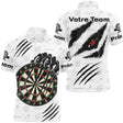 Polo Fléchettes Yeux Rouges - Personnalisé Prénom - Polo Homme