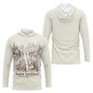 Polo Homme Papa Pêcheur Vintage - Sweat Beige Homme - Sweat Homme
