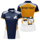 Polo Joueur Pétanque Bleu Marine - Boules Sportives - Polo Femme