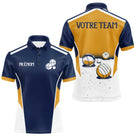 Polo Joueur Pétanque Bleu Marine - Boules Sportives - Polo Homme