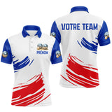 Polo Joueur Pétanque Français – Style Boules Tricolore - Polo Homme