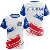 Polo Joueur Pétanque Français – Style Boules Tricolore - T-Shirt Femme