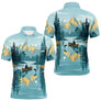 Polo Nature Pêche Canoe - Personnalisé Bleu Lac - Polo Homme