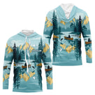 Polo Nature Pêche Canoe - Personnalisé Bleu Lac - Sweat Homme