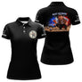 Polo Noir Pétanque Allez Les Bleus - Homme France - Polo Femme